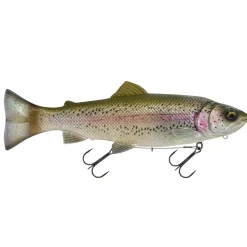 Savage Gear 3D Line Thru Pulsetail Trout 16cm 51g Slow Sinking Clear Rainbow Trout Gummifisch