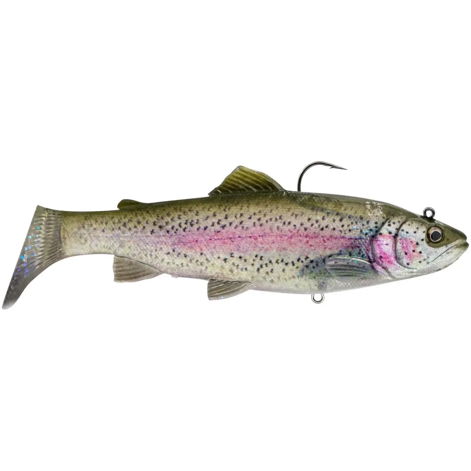 Savage Gear 3D Trout Shad 17cm 90g Fast Sinking Clear Rainbow Trout Gummifisch