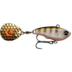 Savage Gear Fat Tail Spin 8cm 24g Sinking Perch Weitwurfköder