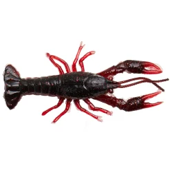 Savage Gear Ned Craw 6.5Cm 2.5G Floating Black & Red 4Pcs Gummikrebs