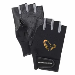 Savage Gear Neoprene Half Finger M Handschuh
