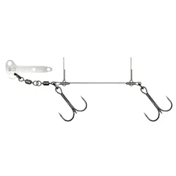 Savage Gear Pro Peg Blade Rig Large #1 11cm 23kg 0.78mm 2 Stück Gummifisch-Rig Zubehör