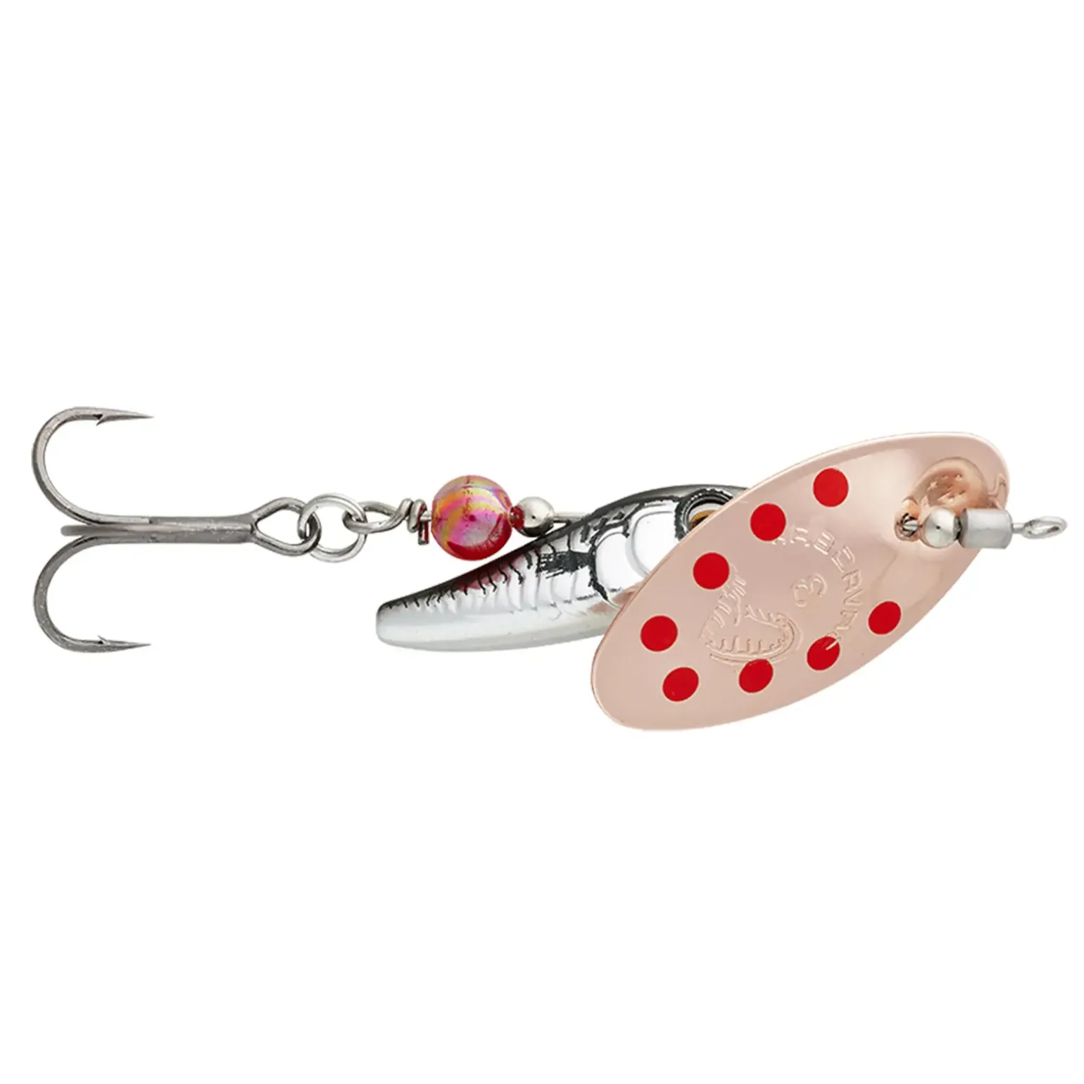 Savage Gear Sticklebait Spinner #2 4.5g Sinking Copper Red Dots bleifrei