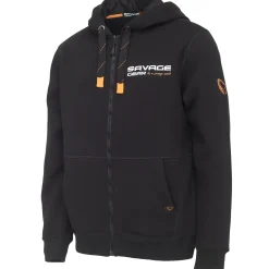 Savage Gear Urban Zip Hoodie L Black Ink