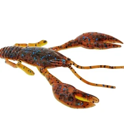 Seika Pro Krawallo Craw 7,5cm Blue / Marron Chartreuse Gummikrebs