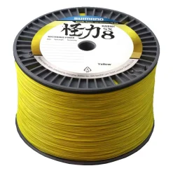 Shimano Kairiki 8 Yellow 0.130mm/8.2kg geflochtene Angelschnur Wunschlänge