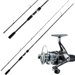 Shimano Rolle Sienna & Shimano Rute 2,10m 3-21g Combo Forellenangeln Angelset
