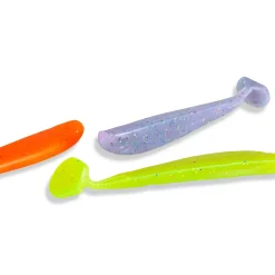 Sänger Iron Claw Moby One-4All Shad Non Toxic 20 Stück Gummifisch-Set
