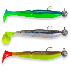Sänger Splitfire 12,5cm/14g Action Pack 4 montiertes Gummifisch-Set