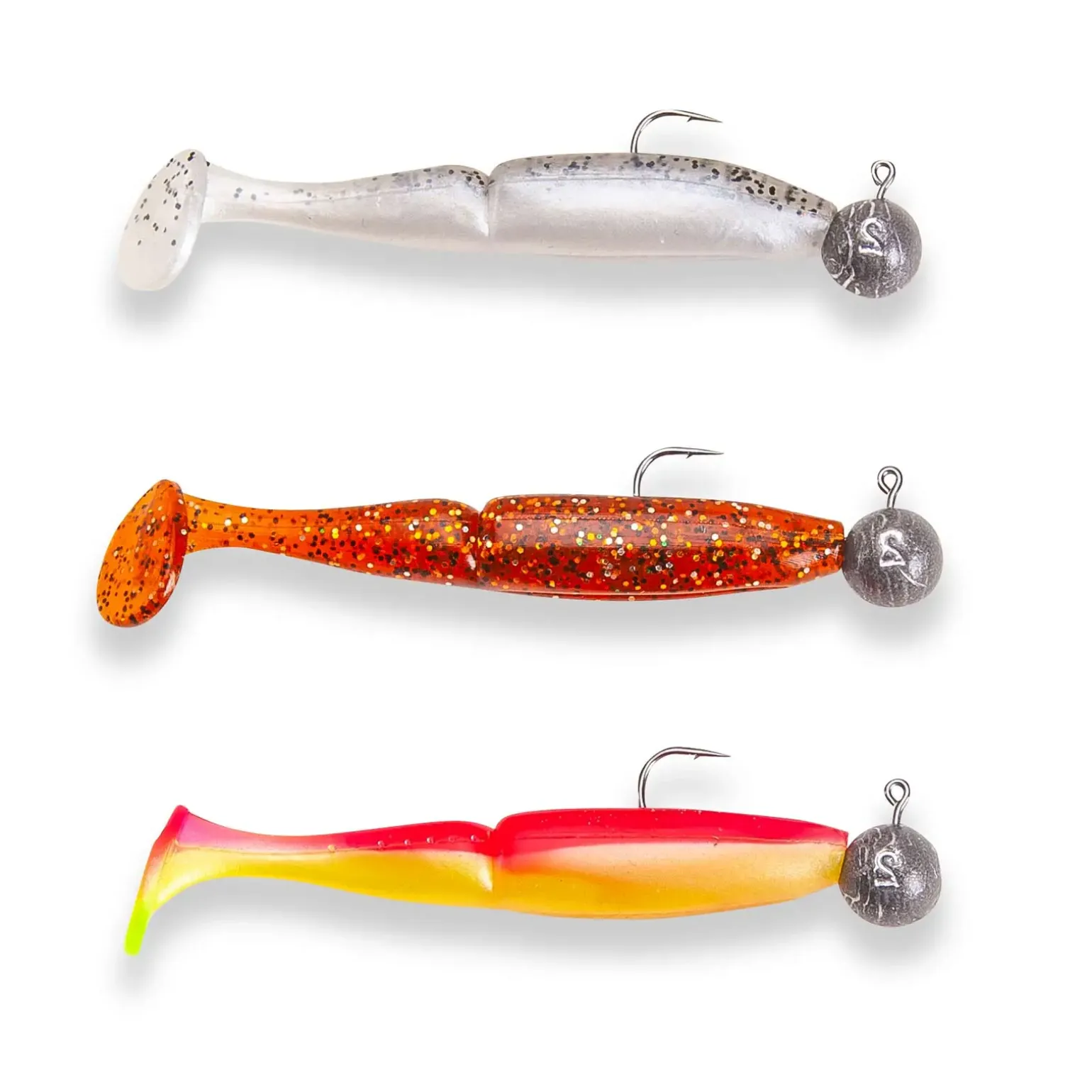 Sänger Splitfire 7,5cm/7g Action Pack 2 montiertes Gummifisch-Set