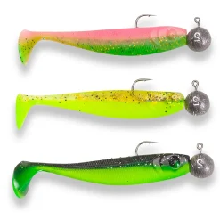 Sänger Woozler 7,5cm/7g Action Pack 2 montiertes Gummifisch-Set