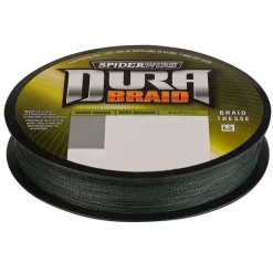 Spiderwire DURA Braid 0,28mm Moss Green Geflochtene Angelschnur Wunschlänge