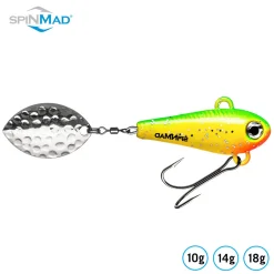 SpinMad Originals Green Lemon 10g Jig Spinner