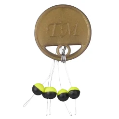 Spro Trout Master Mini Pilots 5mm Black/Yellow Forellen Pilotkugeln