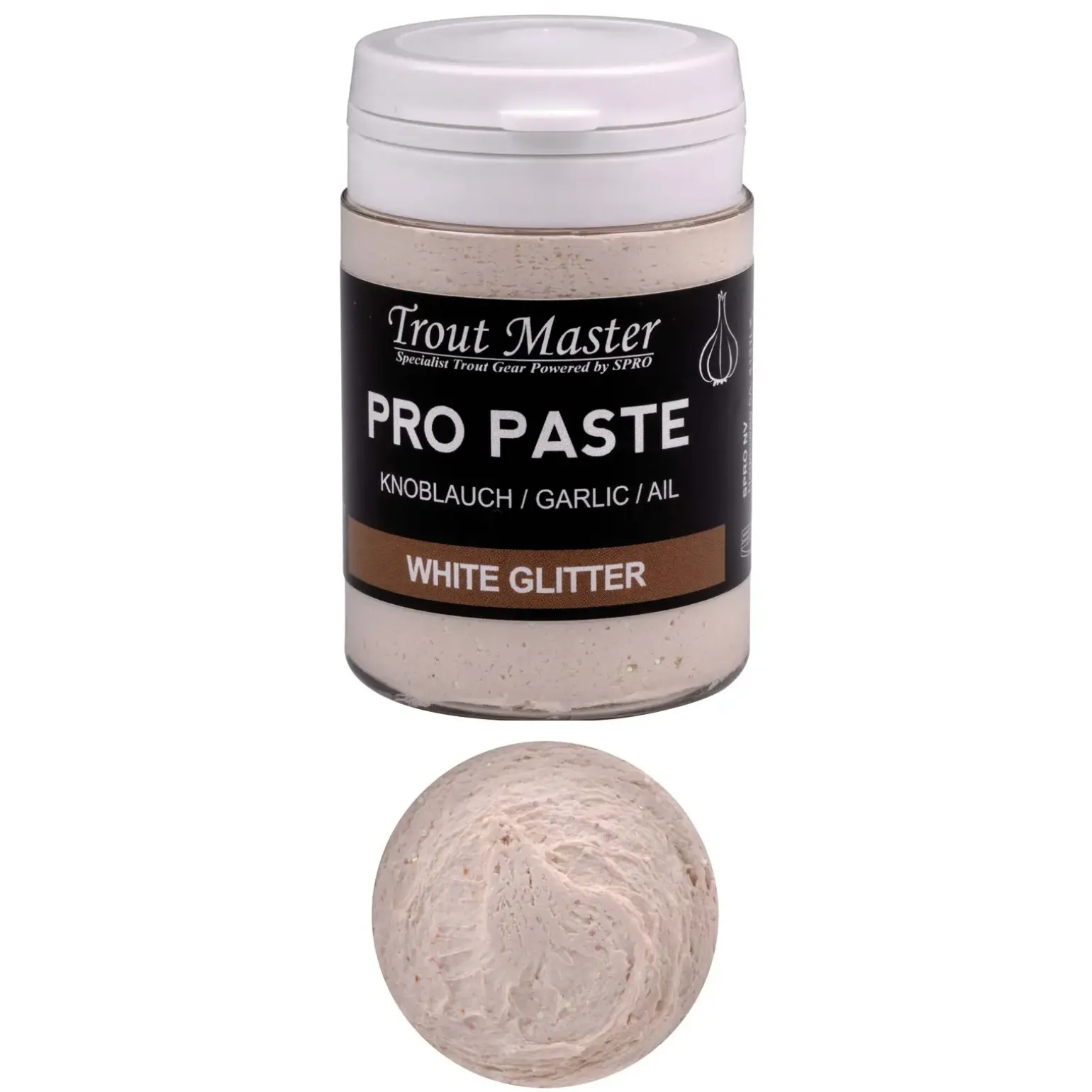 Spro Trout Master Pro Paste Forellenteig Wihte Glitter