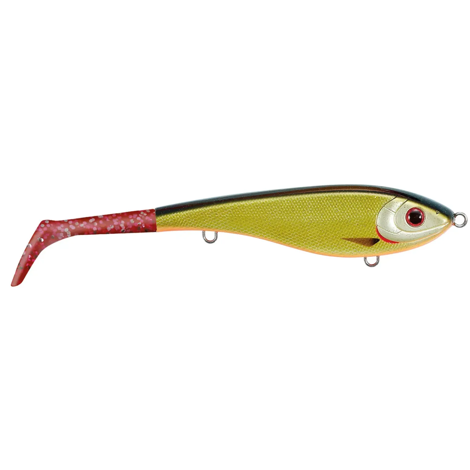 Strike Pro Bandit Tail Jerkbait EG-138P 21cm 83,5g C041F Skitmört Red
