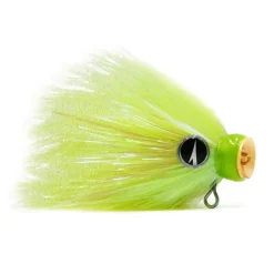 VMC Baby Mustache Shallow Chartreuse 14g Jigkopf bleifrei