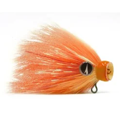 VMC Baby Mustache Shallow UV Orange 14g Jigkopf bleifrei