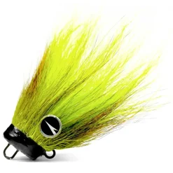 VMC Mustache Rig Chartreuse 11g S Screw-In Jigkopf bleifrei