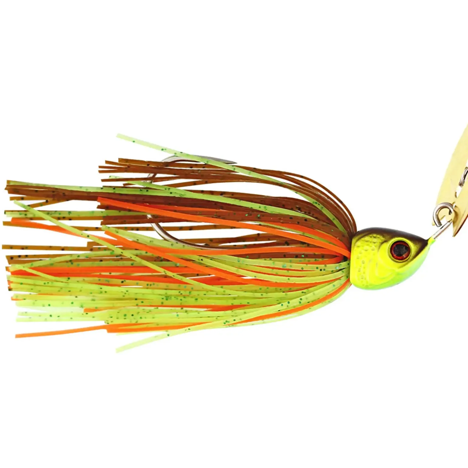 Westin Bladebite V2 Tungsten Bladed Jig 21g Sinking Brown Chartreuse Chatterbait
