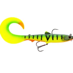 Westin Bullteez Curltail R2F 16cm 35g Sinking Tiger Perch 1Pc Gummifisch