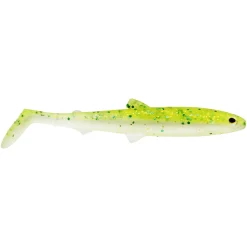 Westin BullTeez Shadtail 7,5cm 4g Sparkling Chartreuse 3 Stück Gummifisch