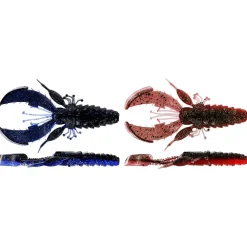 Westin Chebu Rig Crecraw R 'N R 6,5cm #3 7g Clear Water Mix 2Pcs Gummikrebs