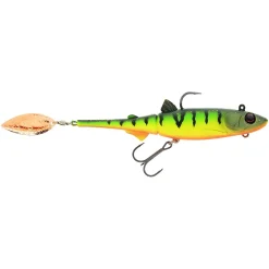 Westin Hypoteez Spintail 14cm 48g Tiger Perch 1Pc Sinking Gummifisch