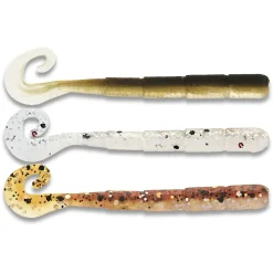 Westin Ned Worm Curltail 5cm 0,5g Floating Clear Water Mix 23 6 St. Ned-Gummiwurm