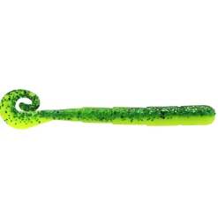 Westin Ned Worm Curltail 5cm 0,5g Floating Fireflash 6 St. Ned-Gummiwurm