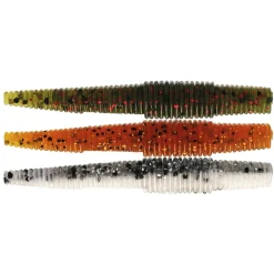 Westin Ned Worm Slim 5,5cm 1,5g Floating Clear Water Mix 6 St. Ned-Gummiwurm