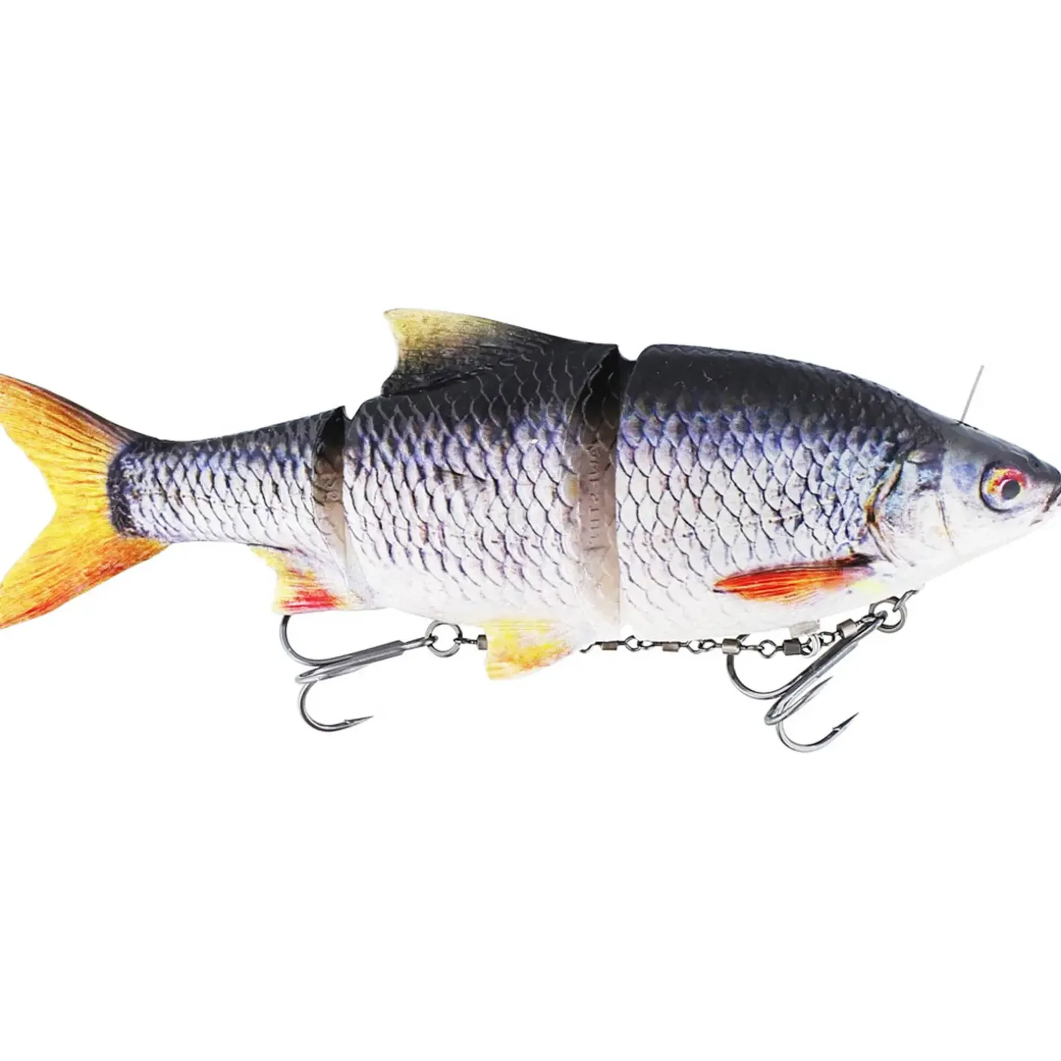 Westin Ricky The Roach Inline 20cm 119g Sinking Real Roach Gummifisch montiert