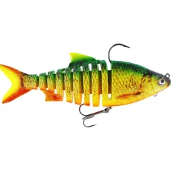 Westin Ricky The Roach Multi Jointed R2F 18cm 83g Sinking Firetiger Rudd Gummifisch montiert