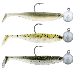 Westin Shadteez Slim R 'N R 5cm 3g #4 Clear Water Mix 17 3pcs Gummifischset