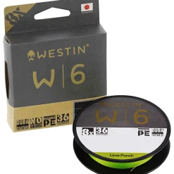 Westin W6 8 Braid Lime Punch 0.305mm 135m 24.1kg Geflochtene Angelschnur