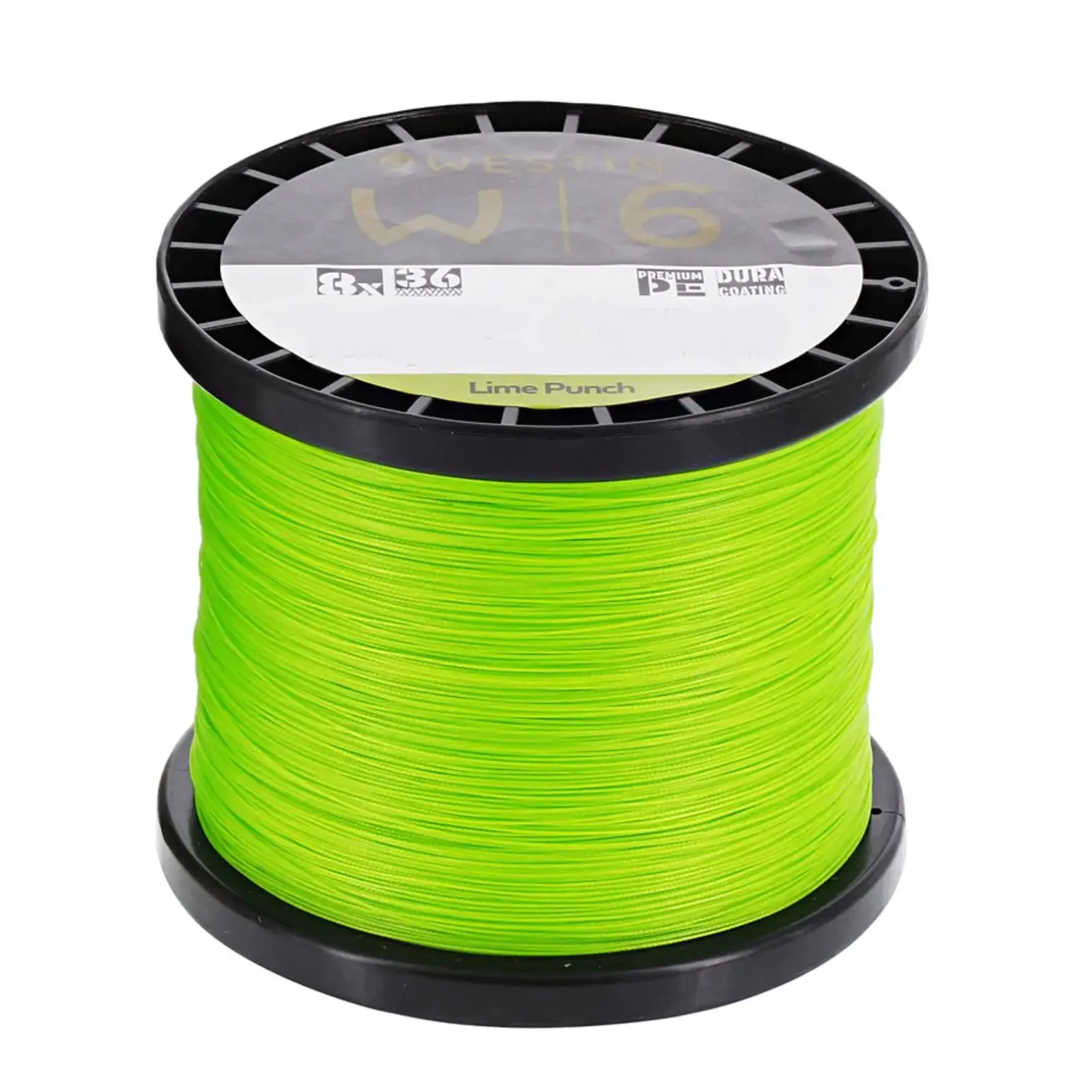Westin W6 8 Braid Lime Punch 0.205mm 10.6kg Angelschnur Wunschlänge