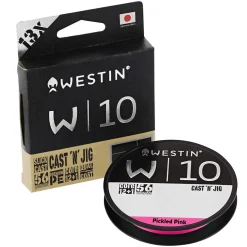 Westin W10 13-Braid Cast 'N' Jig Pickled Pink 110m 0.148mm 9.0kg 20Lbs Geflochtene Angelschnur