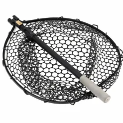 Westin W3 C&R Adjustable Full Rubber Mesh Landing Net L 45X55X35cm 70/110cm 2Sec Kescher
