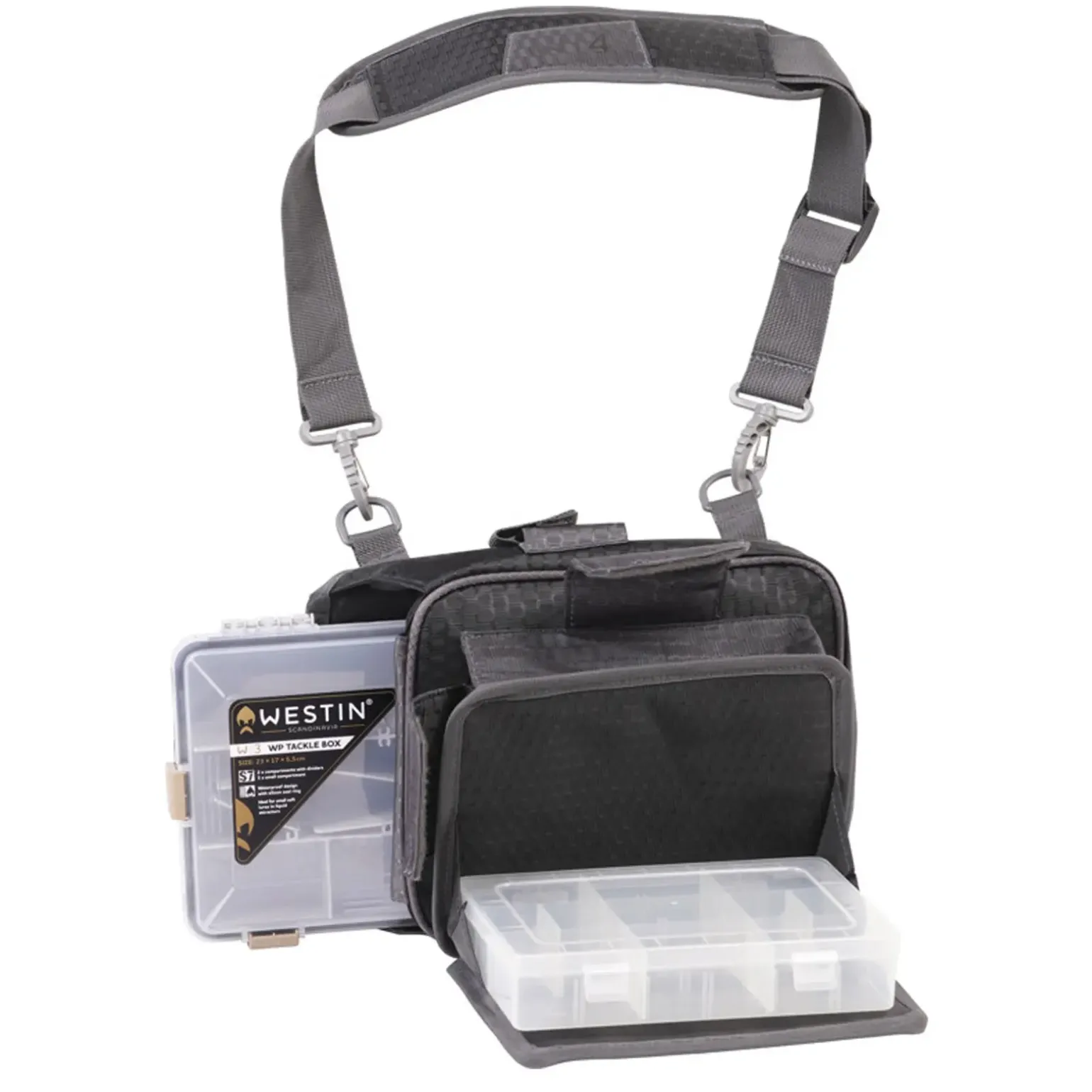 Westin W4 Quick Bag 2 Boxes Small Titanium Black Angeltasche