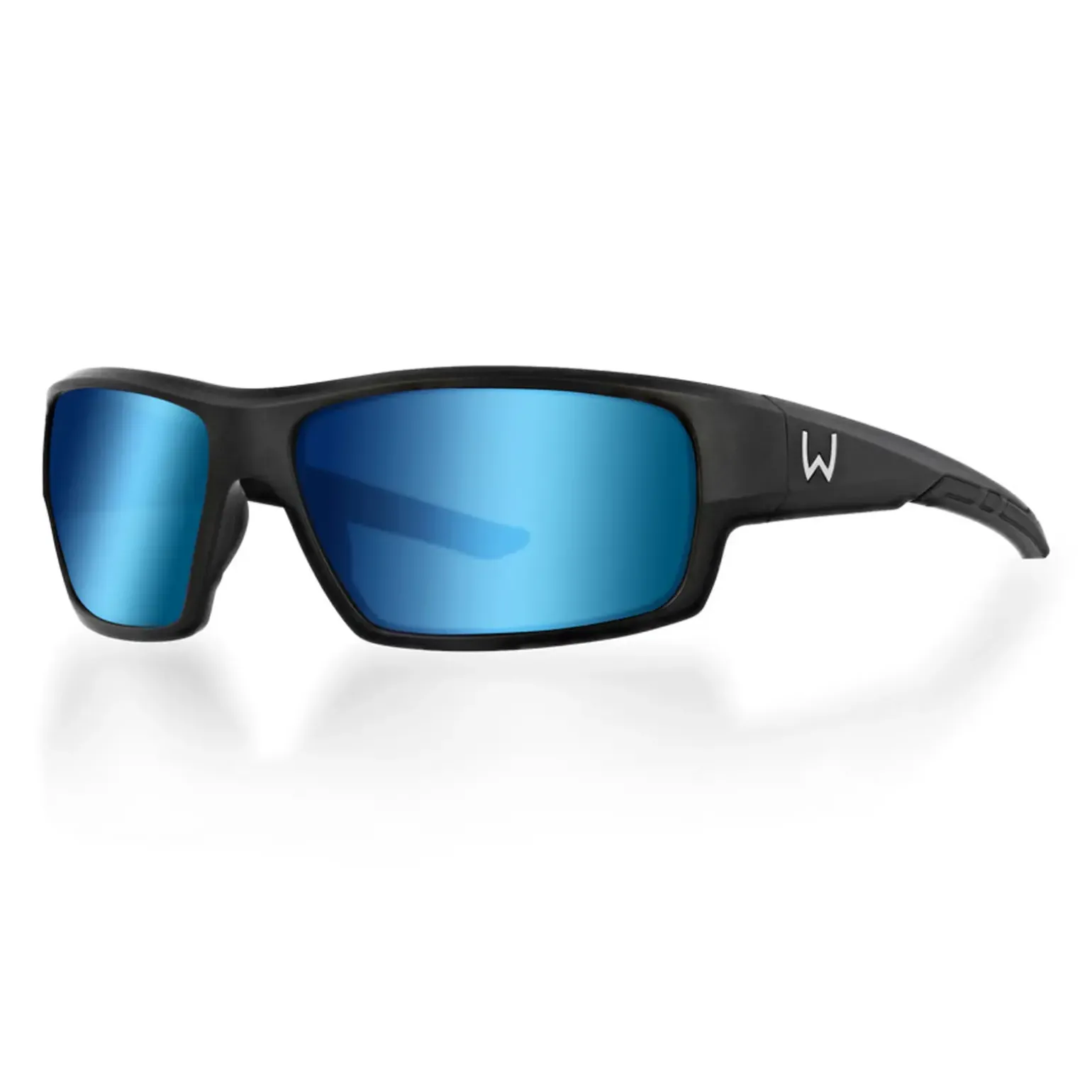 Westin W6 Sport 10 Matte Black/Blue Polarisationsbrille