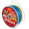 WFT KG Strong Exact 350m multicolor 0,22mm geflochtene Angelschnur