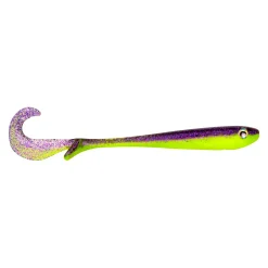 Zeck Baby Butcher 10cm Purple Chartreuse Gummifisch