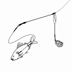 Zeck Dead Bait Fledger Boom Kit Grundmontage