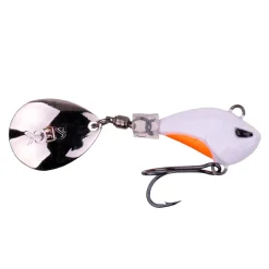 Zeck Mini Rogue Runner 5g White Orange Jig Spinner